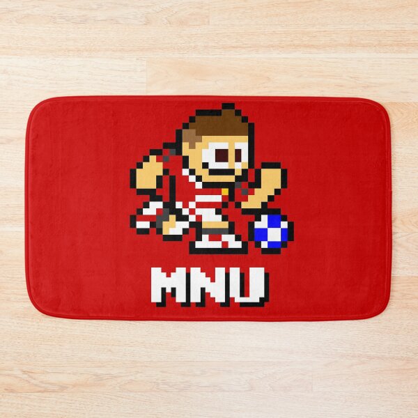 Aperçu de l'œuvre Ronaldo Manchester United (joueur de football / football 8 bits) créée et vendue par The Armorsmith.