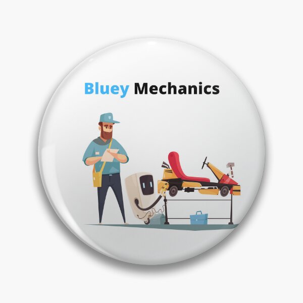 Item preview, Bluey Mechanics designed and sold by SilverOrGold.