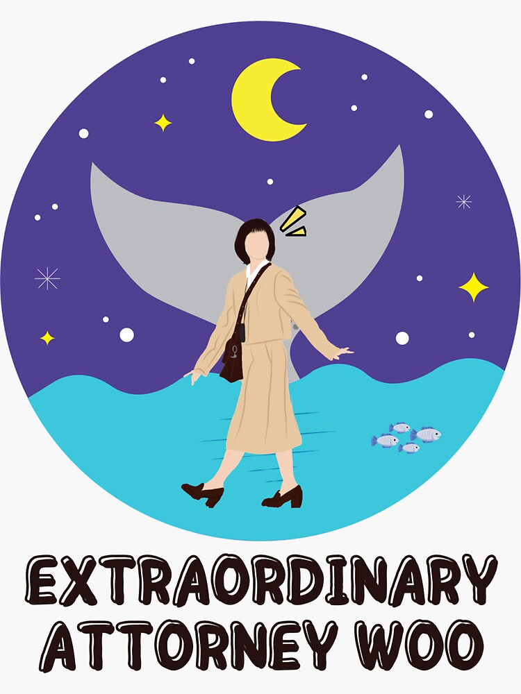 "extraordinary attorney woo " Sticker for Sale by mirokpop Redbubble