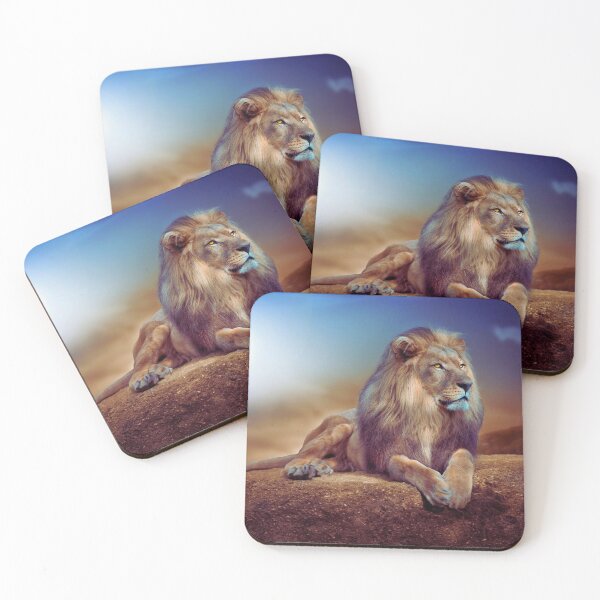 Item preview, Big lion, abstract art designed and sold by zeljana0504.