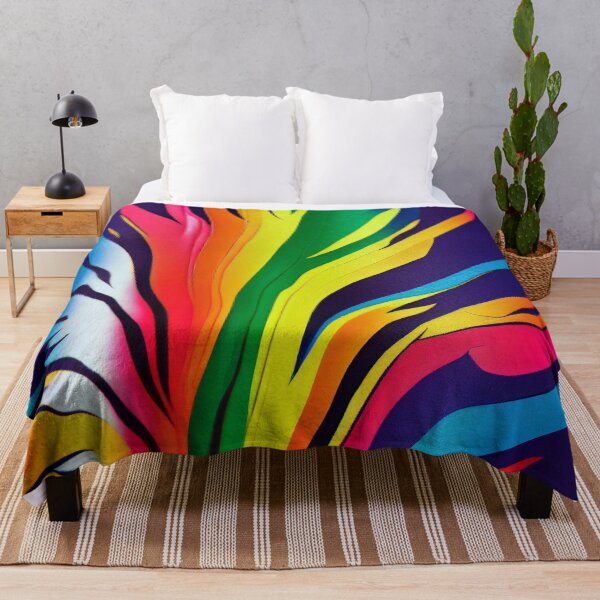 Item preview, Estampado de cebra arcoiris designed and sold by Stanley de Wekker.