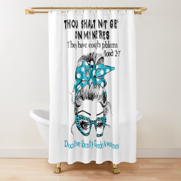 Item preview, Dissociative Identity Disorder Awareness - Thou Shalt Not Get On My Nerves they have enough problems designed and sold by Aaron309.
