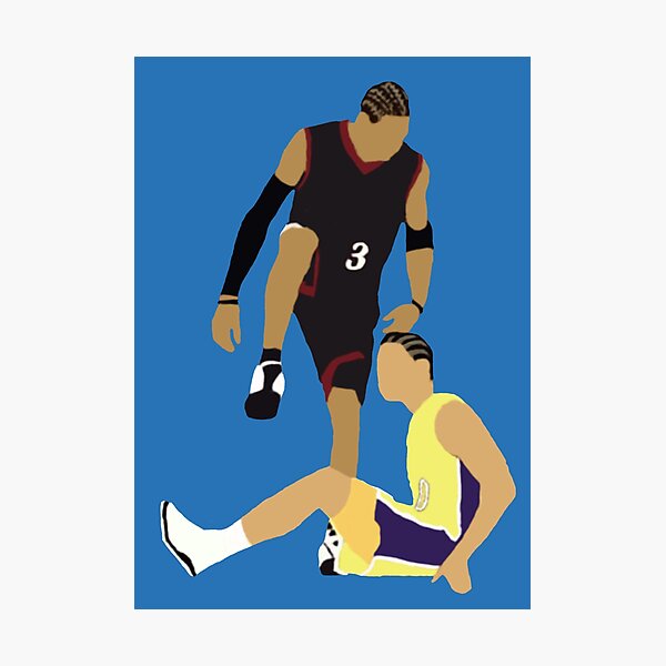 Allen Iverson Stepover Photographic Print for Sale by RatTrapTees