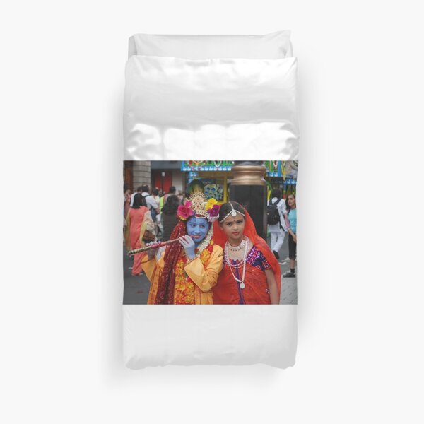 Radha Krishan at Rath Yathra Duvet Cover