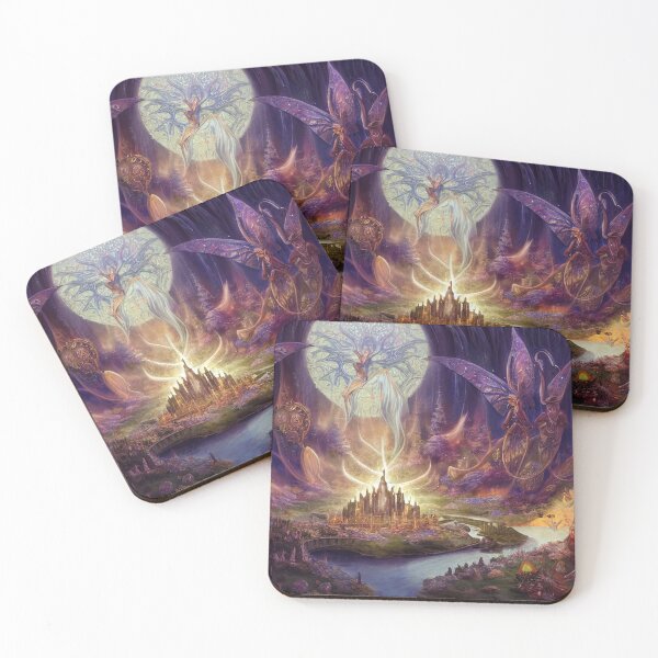 Item preview, Surreal City of The Faeries designed and sold by fairytailsaiart.