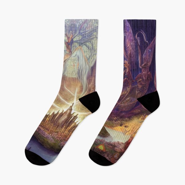 Item preview, Surreal City of The Faeries designed and sold by fairytailsaiart.