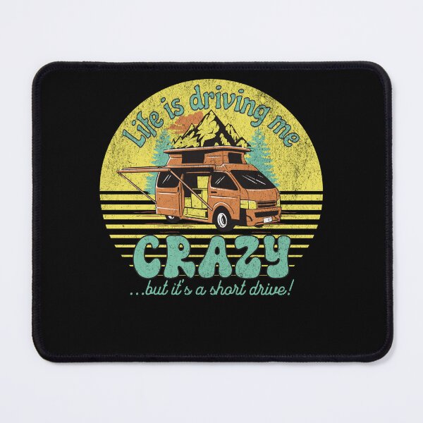 Item preview, Life is Driving Me Crazy ... But it's a short drive! Funny Sarcastic Saying designed and sold by PetNamedPeeve.