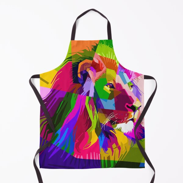 Item preview, Colorful lion 6, abstract art designed and sold by zeljana0504.