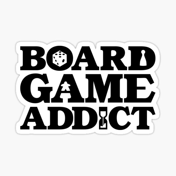 Meeple Board Game Geek Word Art' Sticker