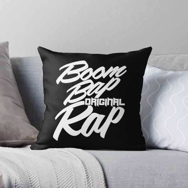 Boom Bap Original Rap Throw Pillow