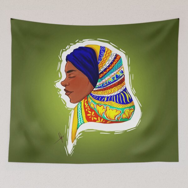 Item preview, African Hijabi designed and sold by Nour  Yasser.