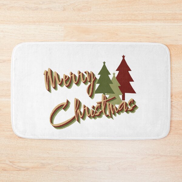 Item preview, Vintage Merry Christmas text tree designed and sold by Ashlison.