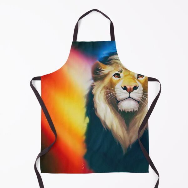 Item preview, Colorful lion 7, abstract art designed and sold by zeljana0504.