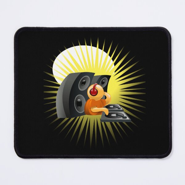 Item preview, DJ and his pickup enjoying electronic music designed and sold by e-Shop67.