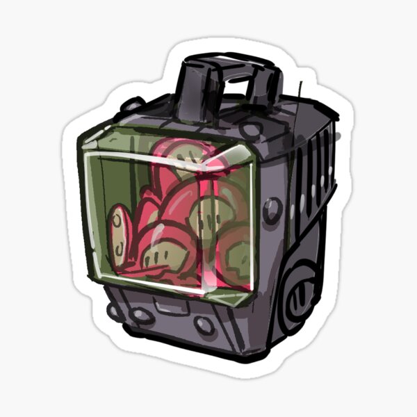 Space Miners Alien Babies Tote Sticker