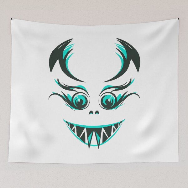 Item preview, Turquoise Monster Face design designed and sold by Dven-Clothes.