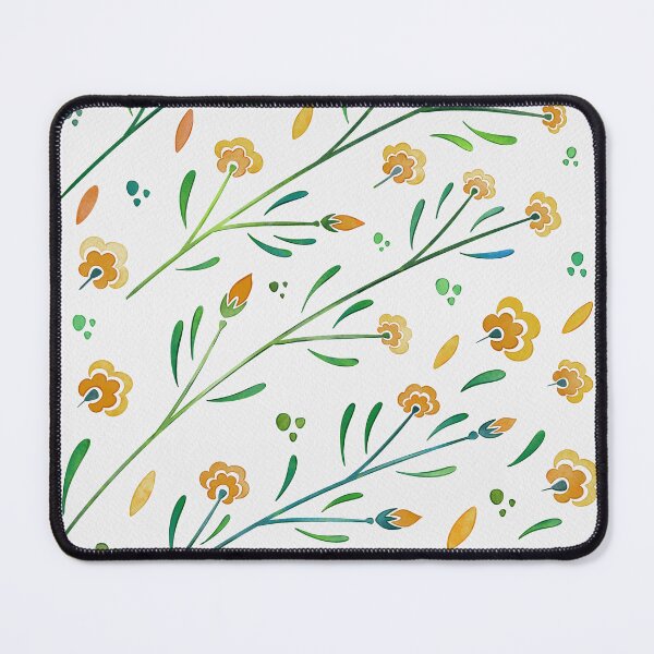 Item preview, Yellow Floral Art Print designed and sold by TeraLynne.