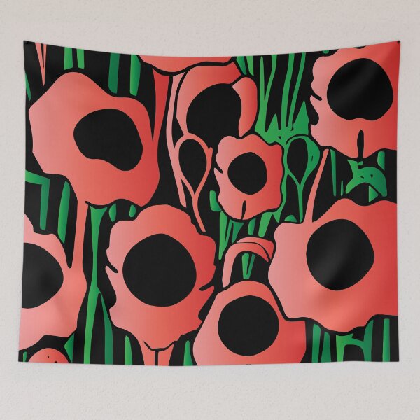 Item preview, Field of Poppies designed and sold by ArtFactoryAI.