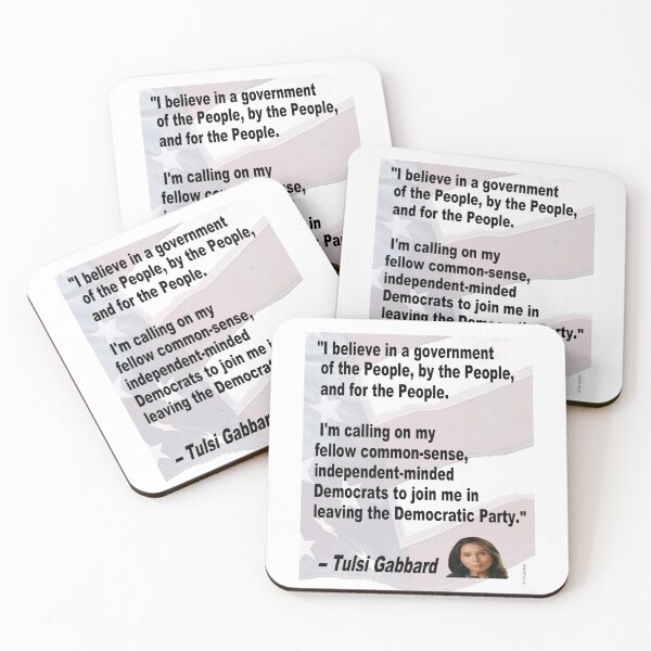 Item preview, Tulsi Gabbard Leaves Democratic Party designed and sold by kristalcurt.