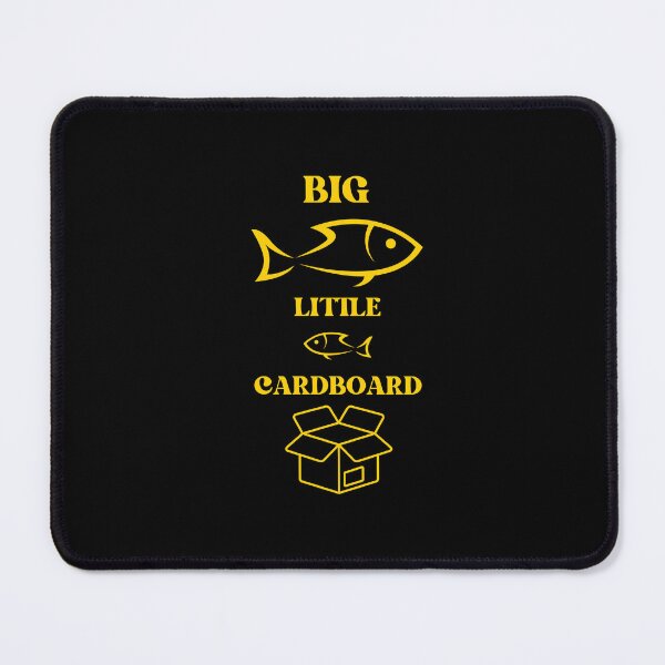 Item preview, Big Fish Little Fish Cardboard Box - Yellow Fish designed and sold by ImagesDesigns.