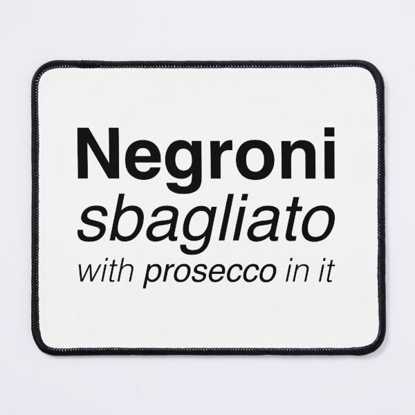 Item preview, Negroni sbagliato with prosecco in it designed and sold by Rey Rey .