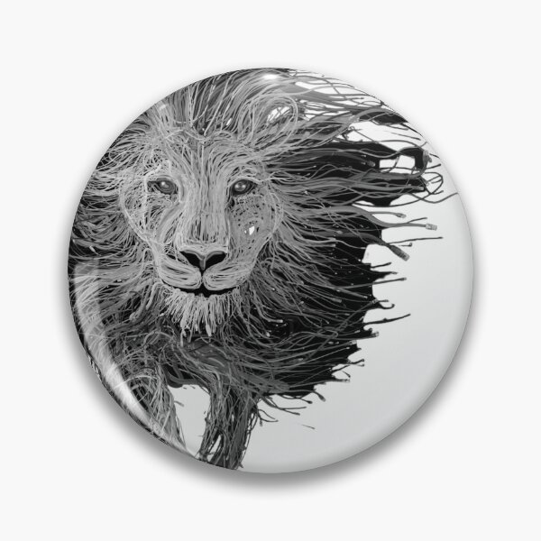 Item preview, Lion, abstract modern digital art designed and sold by zeljana0504.
