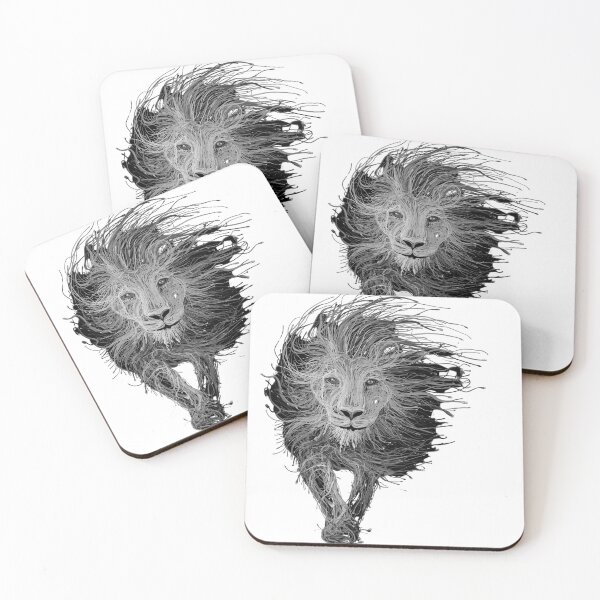 Item preview, Lion, abstract modern digital art designed and sold by zeljana0504.