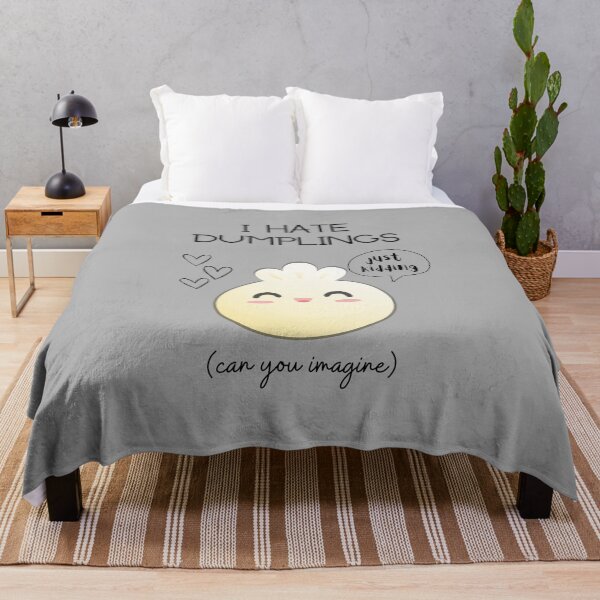 Item preview, i love dumplings heart t shirt sticker hydro flask i hate dumplings just kidding can you imagine designed and sold by JadedVintage.