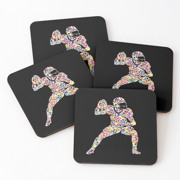 Item preview, American Football Player Polka Dots Graphic Design designed and sold by Khalmer ⭐⭐⭐⭐⭐.