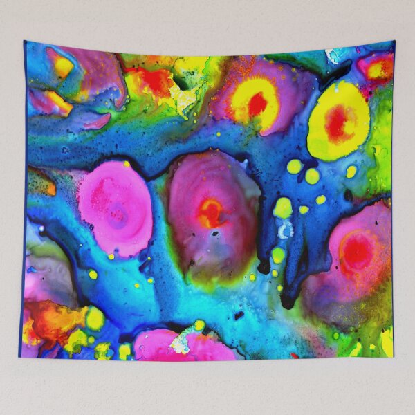 Item preview, Fireworks Finale - Inks on Yupo Abstract Painting designed and sold by Heatherian.