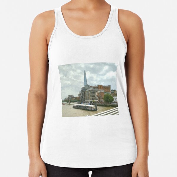 The Shard London looks part of the building Racerback Tank Top