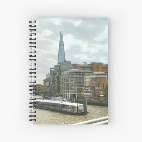 The Shard London looks part of the building Spiral Notebook