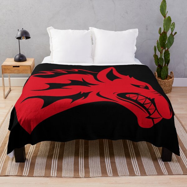 Item preview, Red Werewolf Move Forward Red Wolf Don't Give Up Never Give Up designed and sold by BEAST NYC.