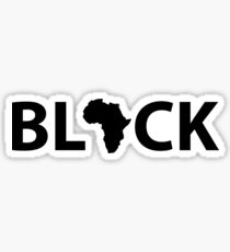 Pro Black | Afroamerikaner | Schwarze Leben Sticker