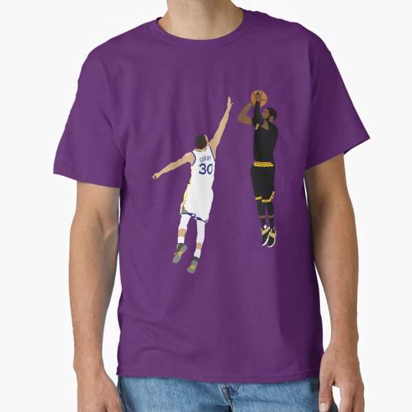 Item preview, Kyrie Irving Clutch Shot Over Stephen Curry designed and sold by RatTrapTees.