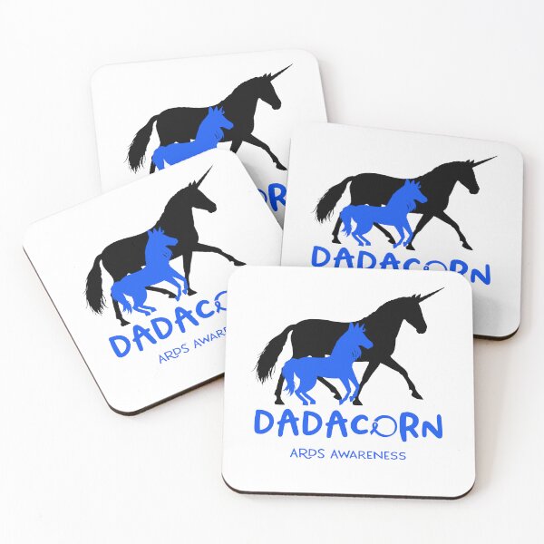 Item preview, ARDS Awareness Dad Unicorn Dadacorn Support ARDS Warrior  designed and sold by RunningShop.
