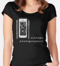 vintage photographer Women's Fitted Scoop T-Shirt