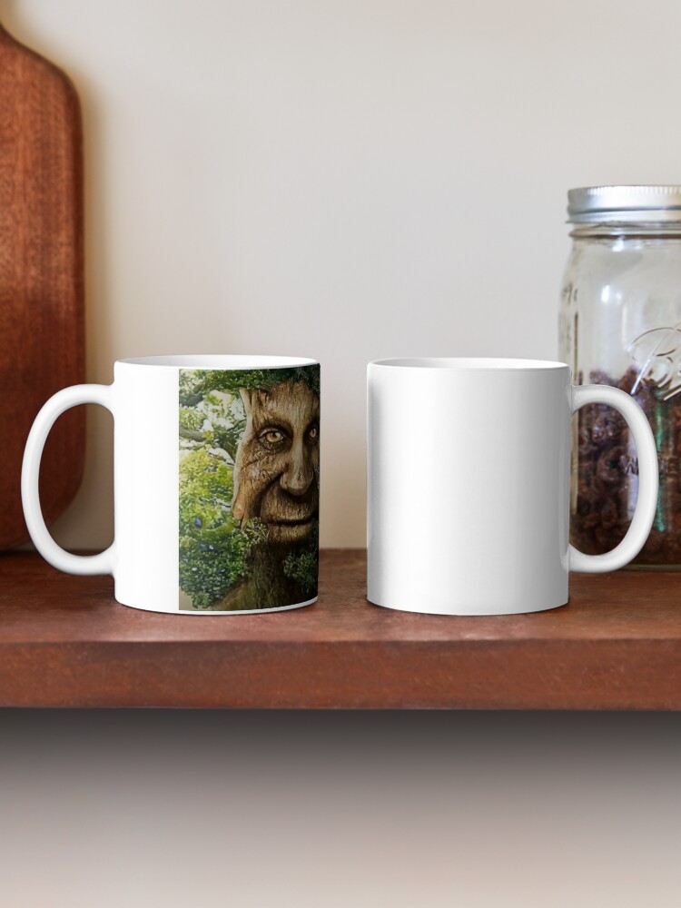 Insulated Travel Coffee Mug Wise Mystical Tree Meme Upscaled