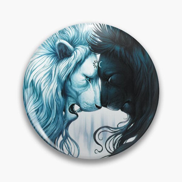 Item preview, Two lions, modern art designed and sold by zeljana0504.