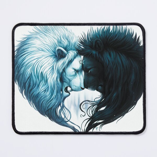 Item preview, Two lions, modern art designed and sold by zeljana0504.