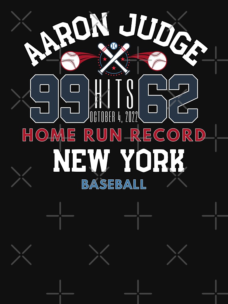 Aaron Judge Home Run Record 62 October 4 2022 New York Baseball  Kids T- Shirt for Sale by theflandonian