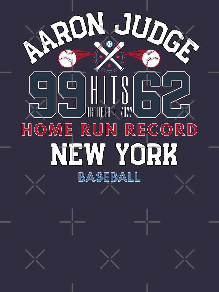 Aaron Judge Home Run Record 62 October 4 2022 New York Baseball  Essential  T-Shirt for Sale by theflandonian