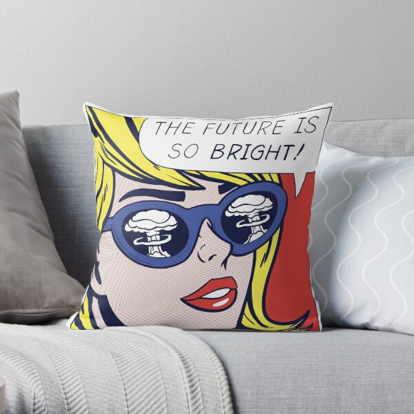 Pillow Case Cushion Cover Pop Art Animation face 