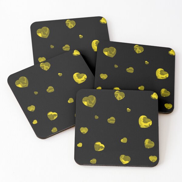 Item preview, Chaotic Hearts, Dapple Series - Yellow designed and sold by StephOBrien.