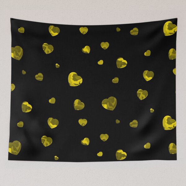 Item preview, Chaotic Hearts, Dapple Series - Yellow designed and sold by StephOBrien.