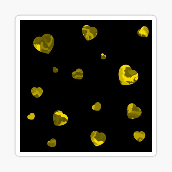 Item preview, Chaotic Hearts, Dapple Series - Yellow designed and sold by StephOBrien.