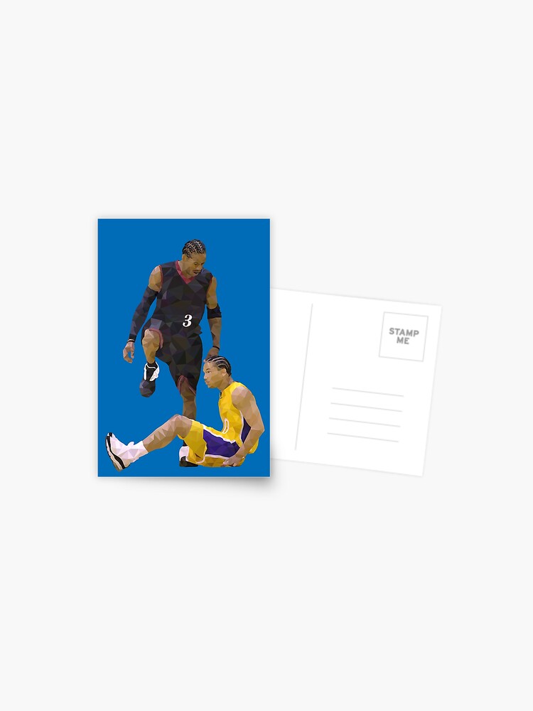 Allen Iverson Steps Over Tyronn Lue Low Poly Poster for Sale by  RatTrapTees