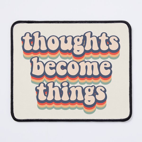 Item preview, thoughts become things cute vintage designed and sold by motivationlife7.