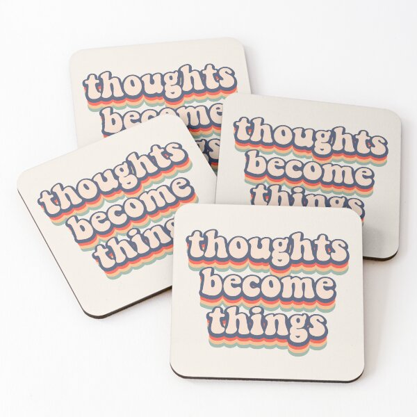 Item preview, thoughts become things cute vintage designed and sold by motivationlife7.