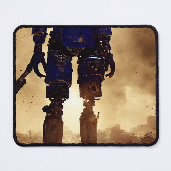 Item preview, Futuristic Glorious Cyber Warrior fighting for Freedom in Ruins of Moscow designed and sold by Stanley de Wekker.